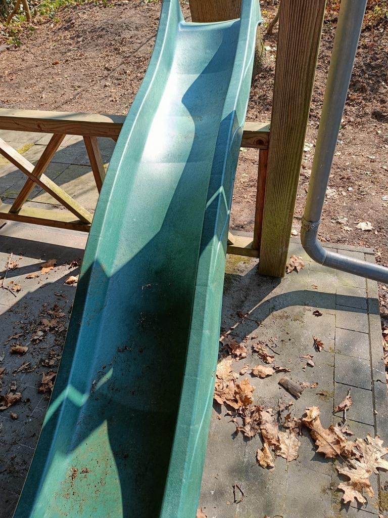Groene glijbaan 2m50, Ophalen, Glijbaan