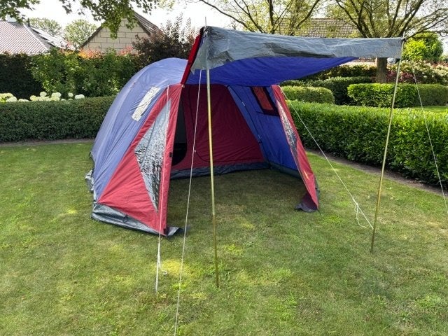 tent koepeltent High Peak voor 4 pers., Caravanes & Camping, Enlèvement ou Envoi, Utilisé, Jusqu'à 4