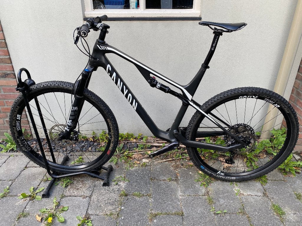 Canyon Lux CF full-suspension carbon mountainbike, Fully, Ophalen, Gebruikt, Schijfrem