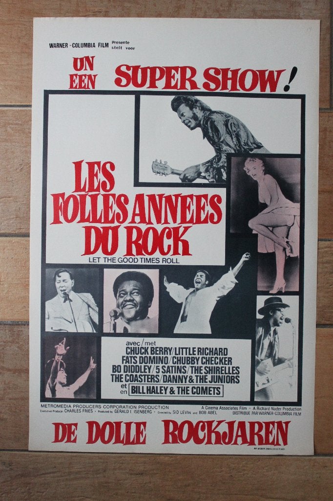 filmaffiche Let The Good Times Roll 1973 filmposter, Verzamelen, Posters, Rechthoekig Staand, Ophalen of Verzenden, Zo goed als nieuw