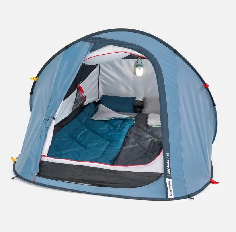 kampeertent Quechua 2 seconds, Caravanes & Camping, Enlèvement, Comme neuf, Jusqu'à 2