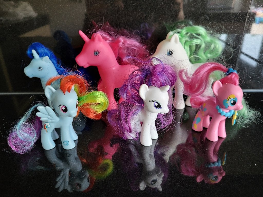 6 My Little Pony paardjes, Kinderen en Baby's, Speelgoed | My Little Pony, Ophalen of Verzenden, Gebruikt