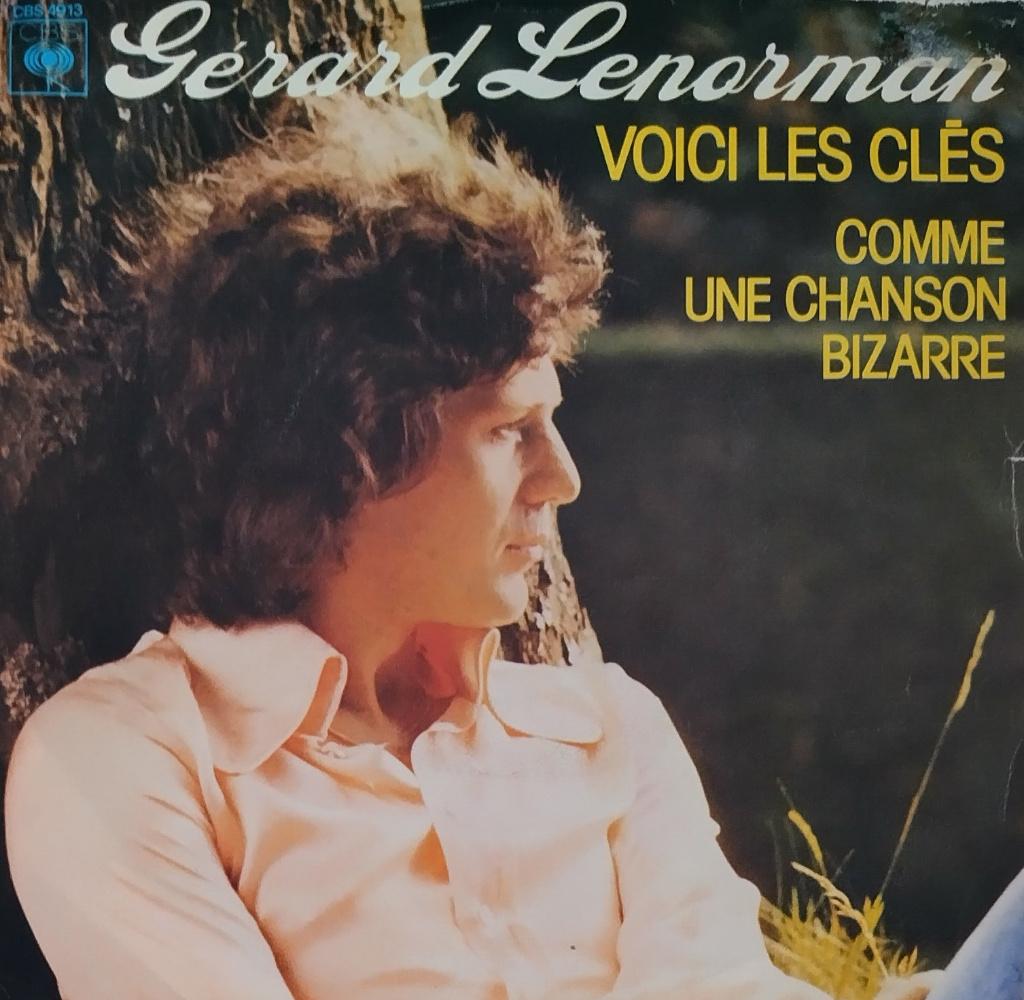 Gérard Lenorman - Voici les clés, Cd's en Dvd's, Vinyl Singles, Zo goed als nieuw, Fotohoes, Originele persing, 1970 - 1979, Pop
