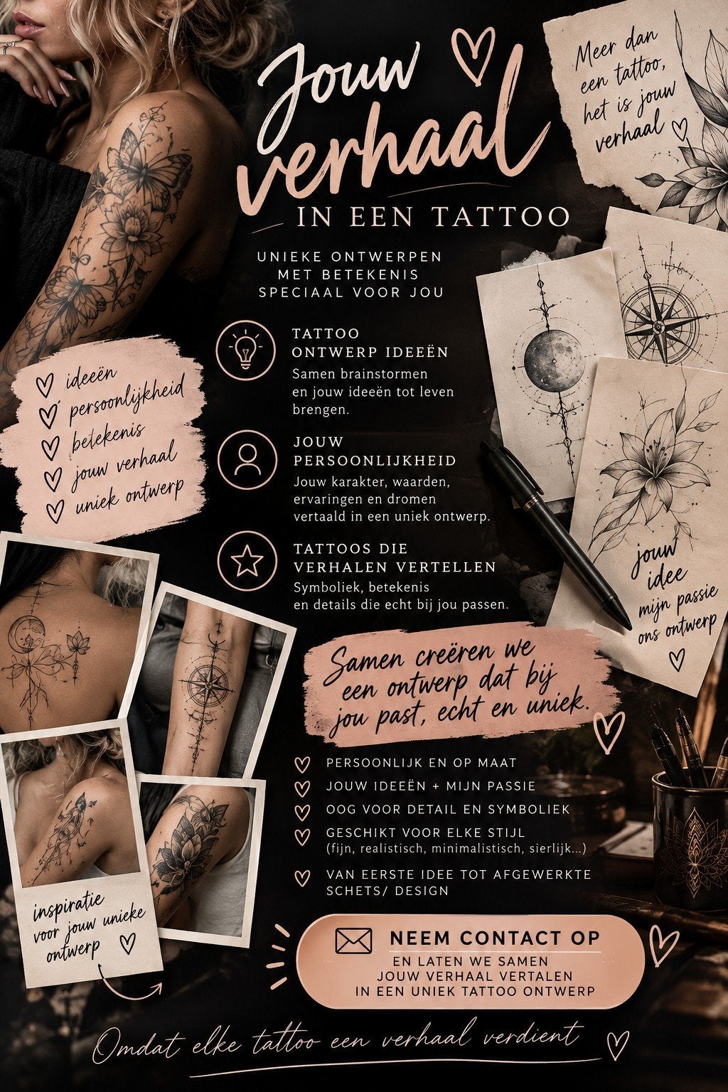 Tattoo inspiratie, Enlèvement ou Envoi