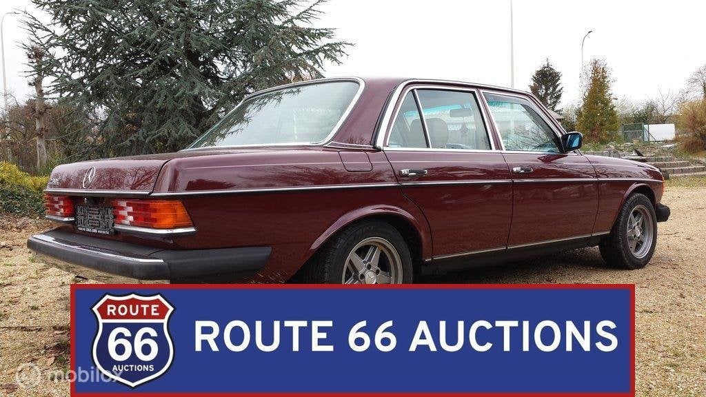 Mercedes-Benz 230E | 1983 | Route 66 Auctions, Achat, Entreprise, Boîte manuelle, Autre carrosserie