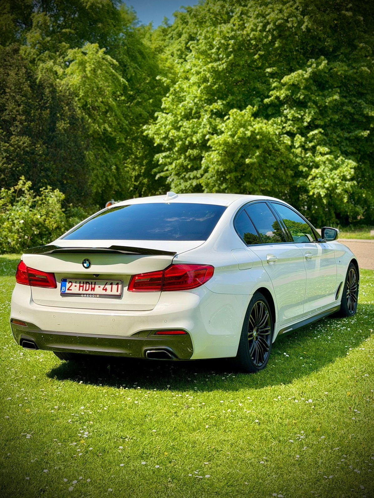 bmw g30 530xd, Autos, Cuir, Euro 6, Entreprise, Noir