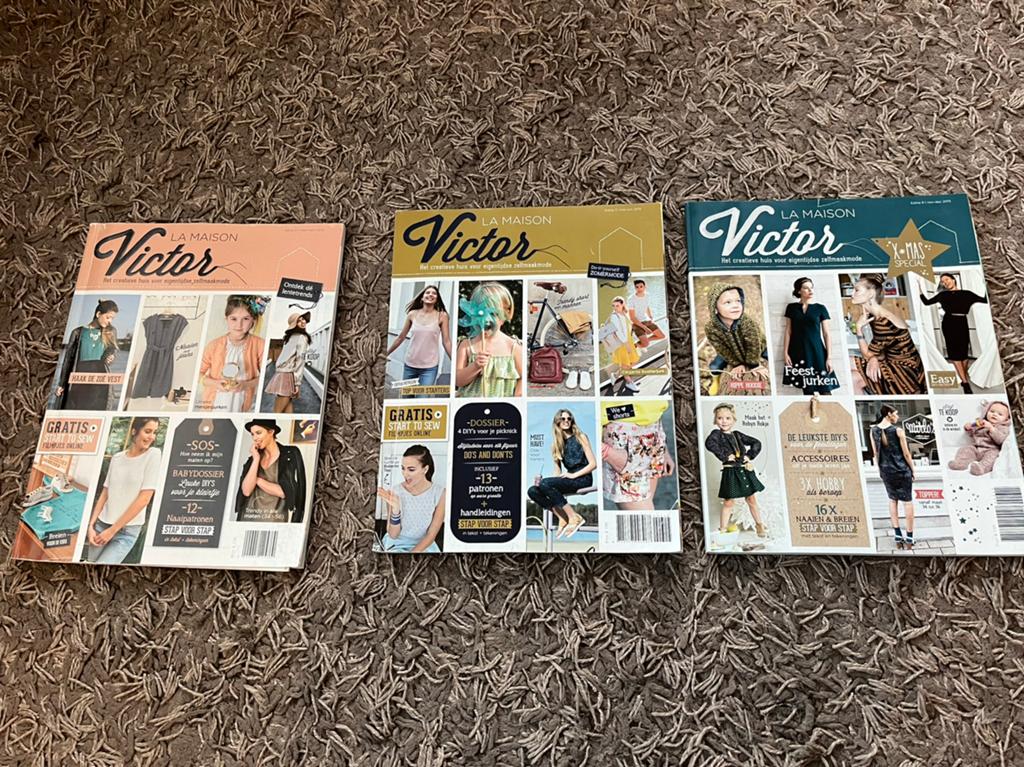 Half jaar gang naaiboeken la maison victor 2015, Ophalen of Verzenden, Zo goed als nieuw