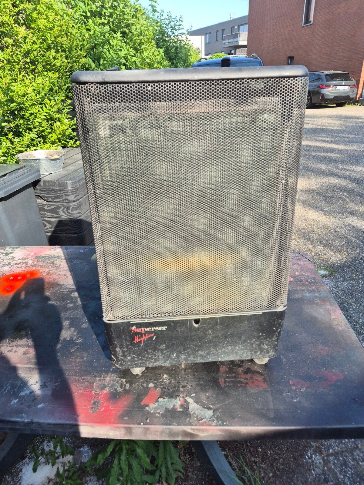 Garage verwarmer, Ophalen