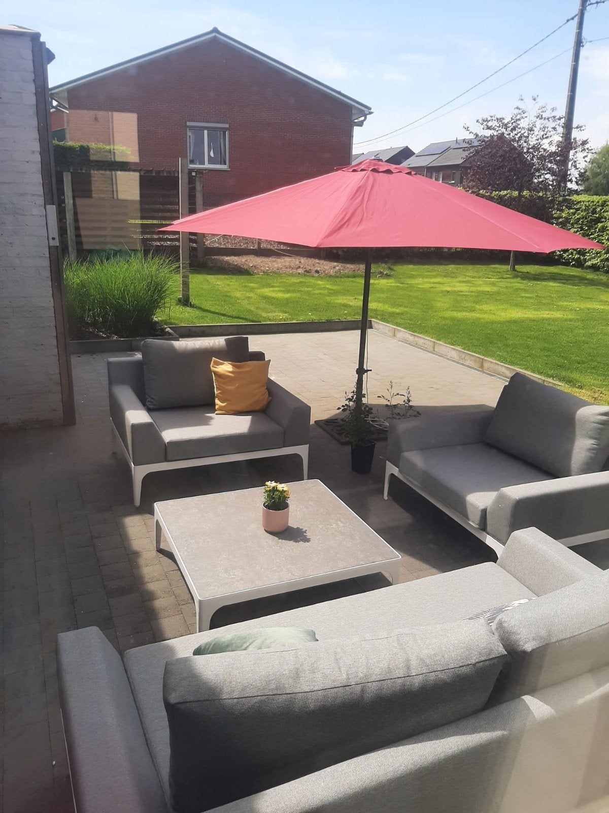 Lounge Life Outdoor Living (gris) - comme neuf, Enlèvement, Comme neuf, Banque, Sets de jardin