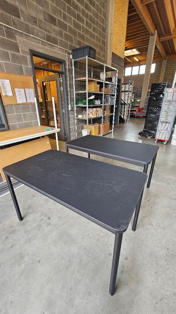 table IKEA TOMMARYD — anthracite, Maison & Meubles, 100 à 150 cm, Quatre personnes, Enlèvement, Utilisé