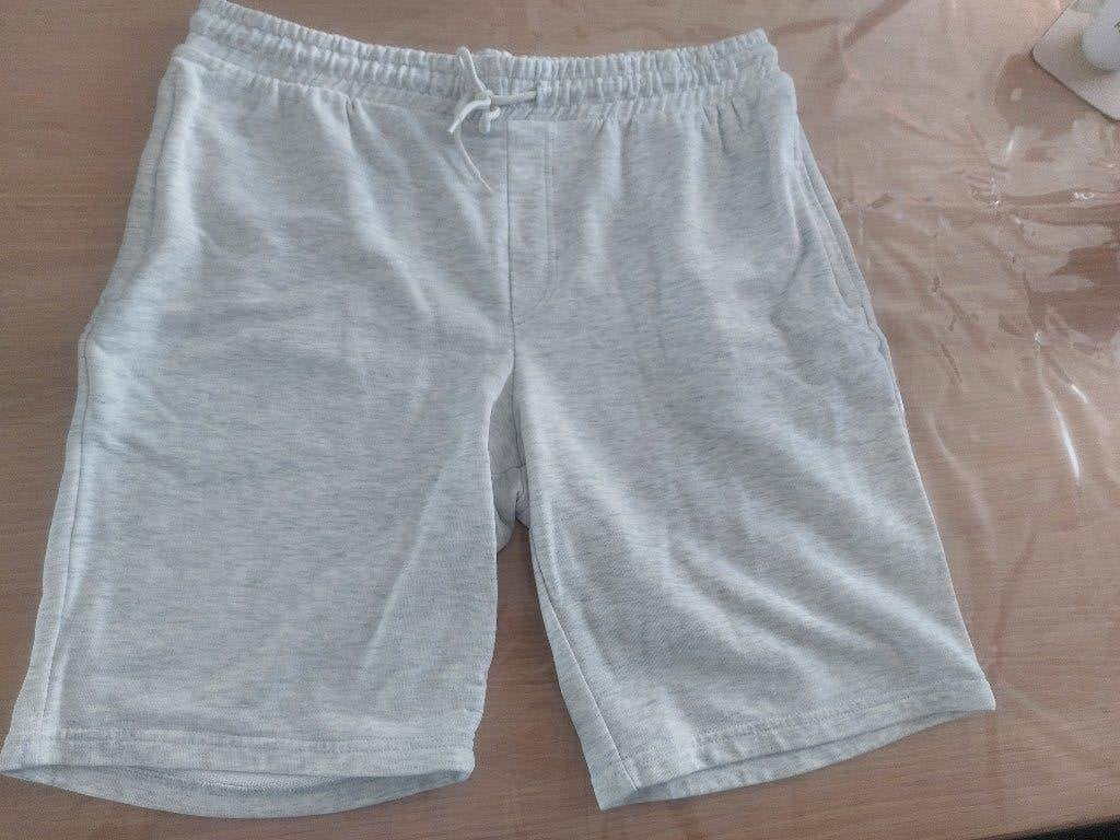 Lichtgrijze T.L. sportshort voor heren, Maat 52/54 (L), Overige typen, Nieuw, Grijs