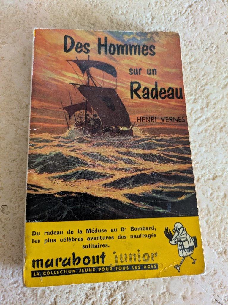 Des Hommes sur un Radeau (Henri Vernes)., Livres, Envoi, Utilisé, Henri Vernes.