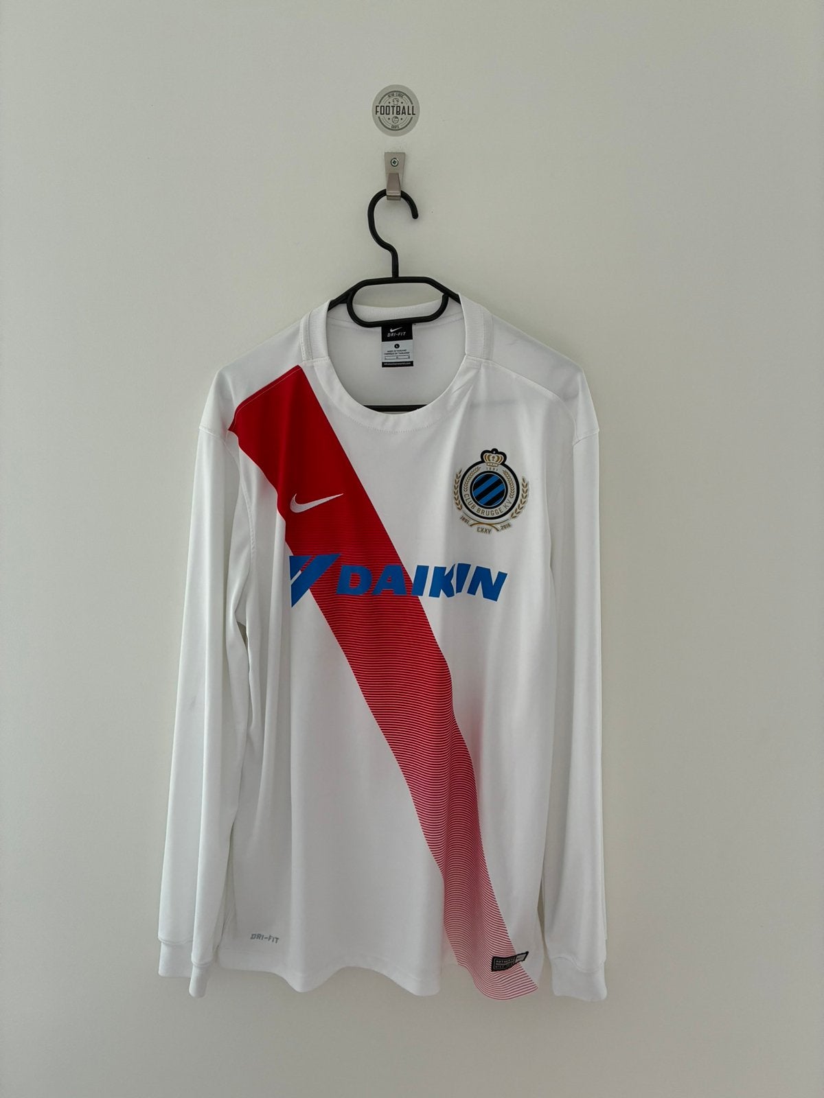 Longsleeve voetbalshirt Club Brugge maat L Nike, Verzamelen, Ophalen of Verzenden, Zo goed als nieuw