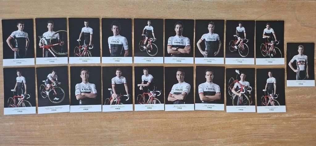 Rennerskaarten wielrennen; 19x Trek racing (Cancellara), Verzenden, Nieuw, Spelerskaart
