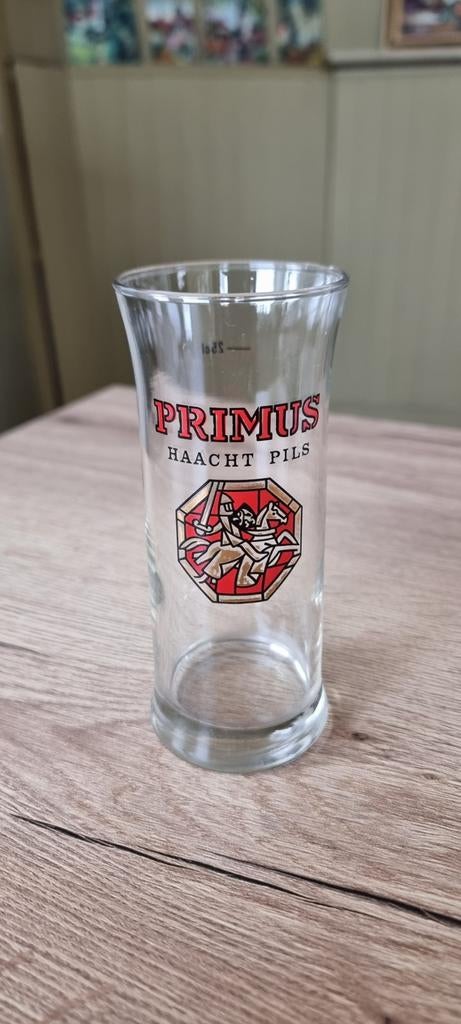 Glas Primus Haacht pils, Enlèvement, Comme neuf, Verre à bière