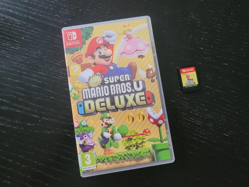 New SUPER MARIO BROS DELUXE + New LUIGI BROS U, Ophalen, Gebruikt, Eén computer, Platform