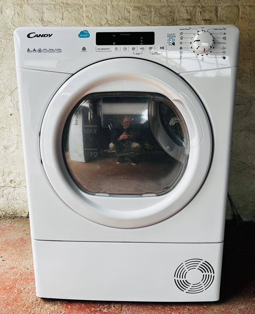 Sèche-linge A++ CANDY SMART TOUCH 8kg en parfait état., Ophalen, 6 tot 8 kg, Gebruikt, 85 tot 90 cm