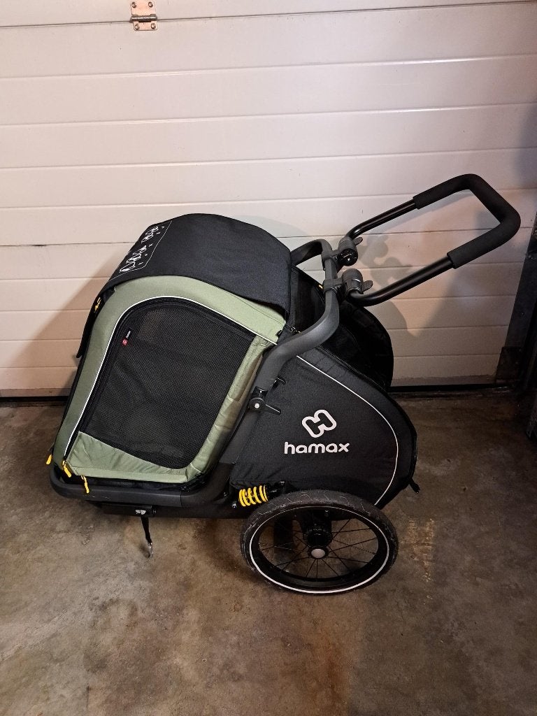 hondenfietskar Hamax Pluto Medium, Fietsen en Brommers, Ophalen, Vering, Nieuw, 20 tot 40 kg