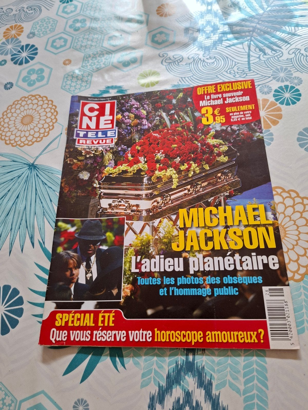 Michael Jackson.  Ciné Tele Revue., Collections, Enlèvement ou Envoi