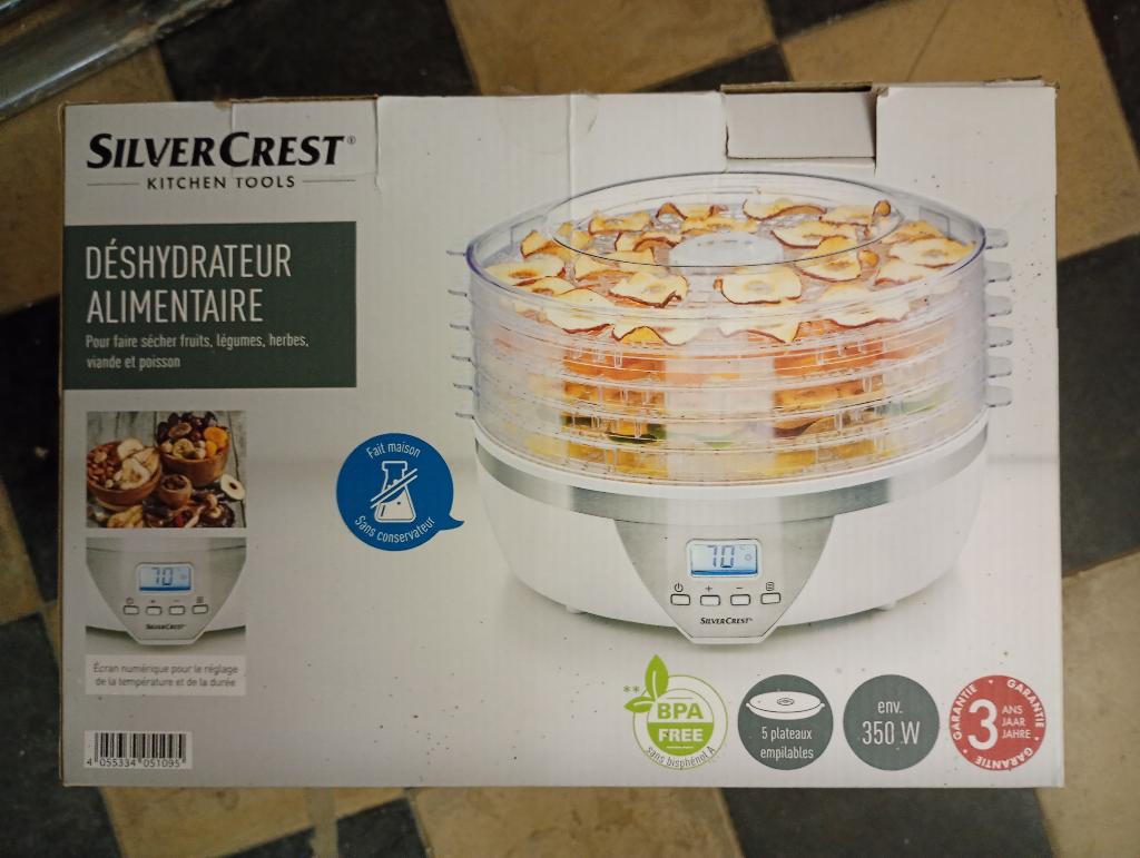nouveau séchoir à aliments Silvercrest - étuve, Electroménager, Neuf, Silvercrest, Enlèvement, Air chaud
