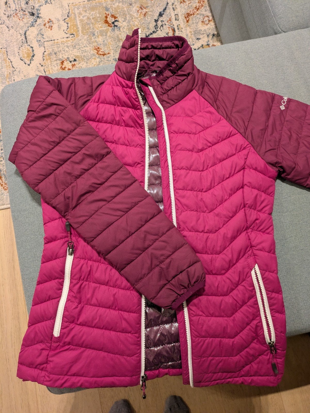 Pink and Raspberry Columbia jacket, Columbia, Enlèvement ou Envoi, Rose, Taille 36 (S)