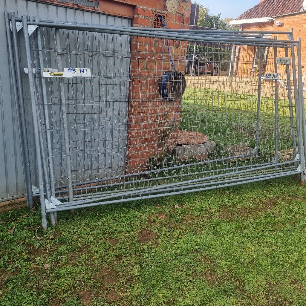 Bouwhekken + voeten, Jardin & Terrasse, Enlèvement, Comme neuf, Autres matériaux, Autres types