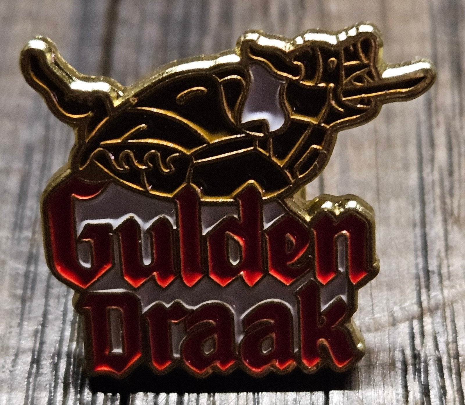 Gulden Draak bier pin, Ophalen of Verzenden