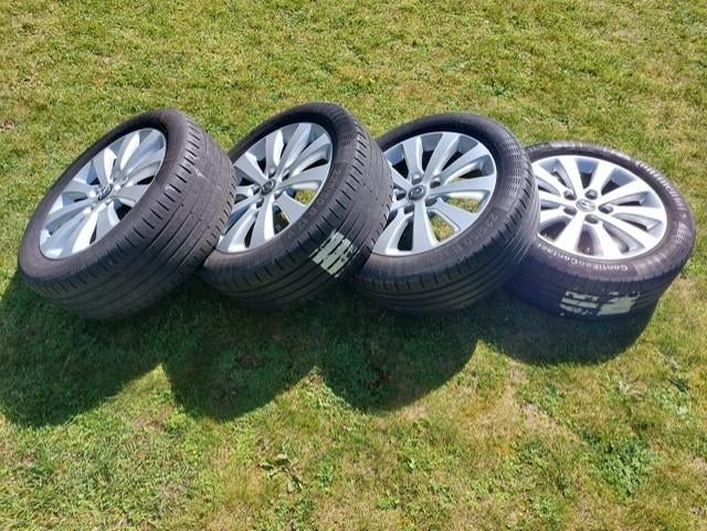 Opel velgen 17” met banden (225/50 R17) – set van 4, Ophalen, Gebruikt, Banden en Velgen, 17 inch