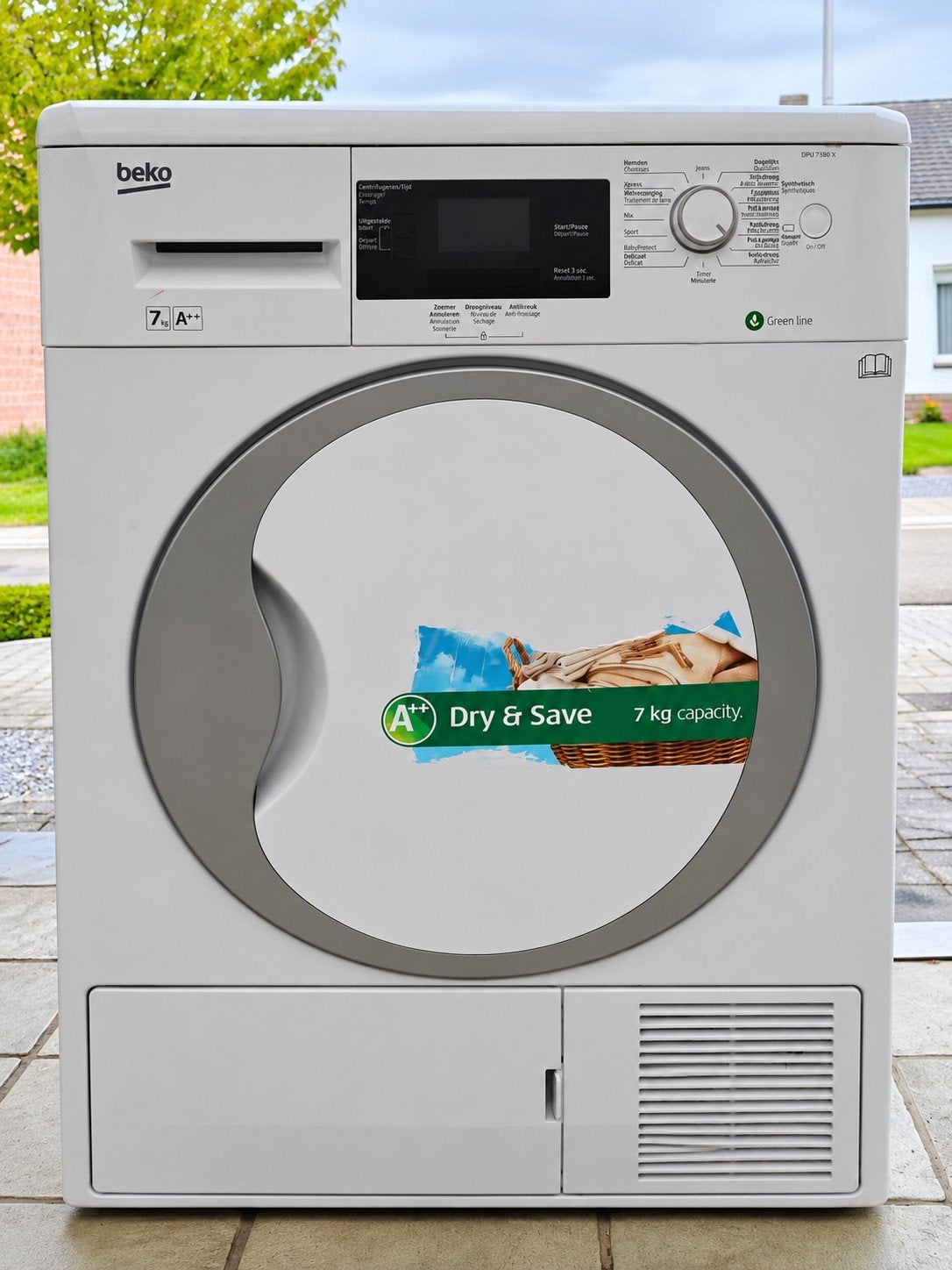 Beko DPU 7380 X - A++ droger, Electroménager, 6 à 8 kg, Classe énergétique A ou plus économe, 85 à 90 cm, Chargeur frontal
