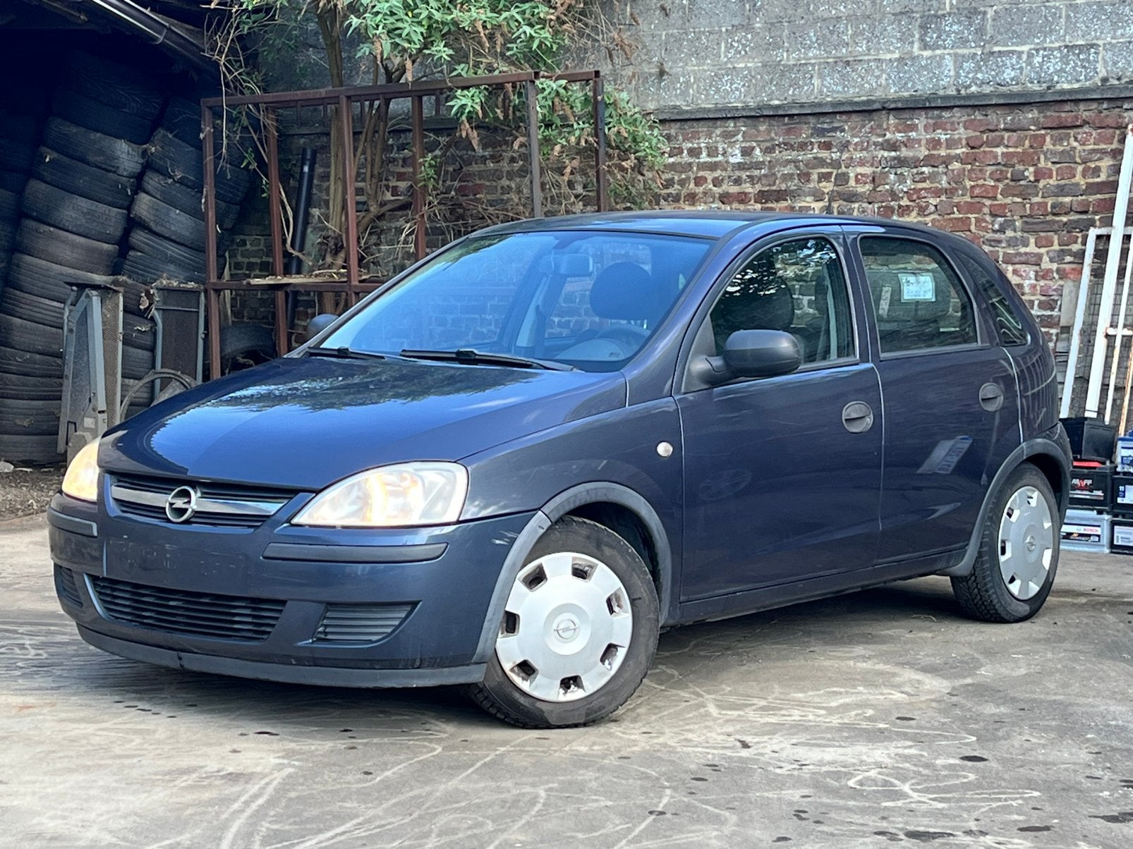 OPEL CORSA / 1.2CDTI / AC  / 142.000km, Auto's, Opel, Zwart, Blauw, Leder, Bedrijf
