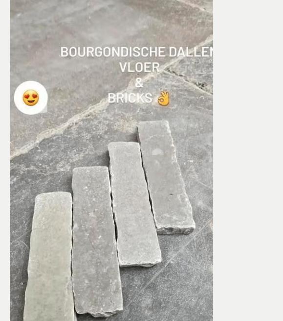 Bourgondische dallen terrastegels bricks GROTE VOORRAAD!!, Ophalen
