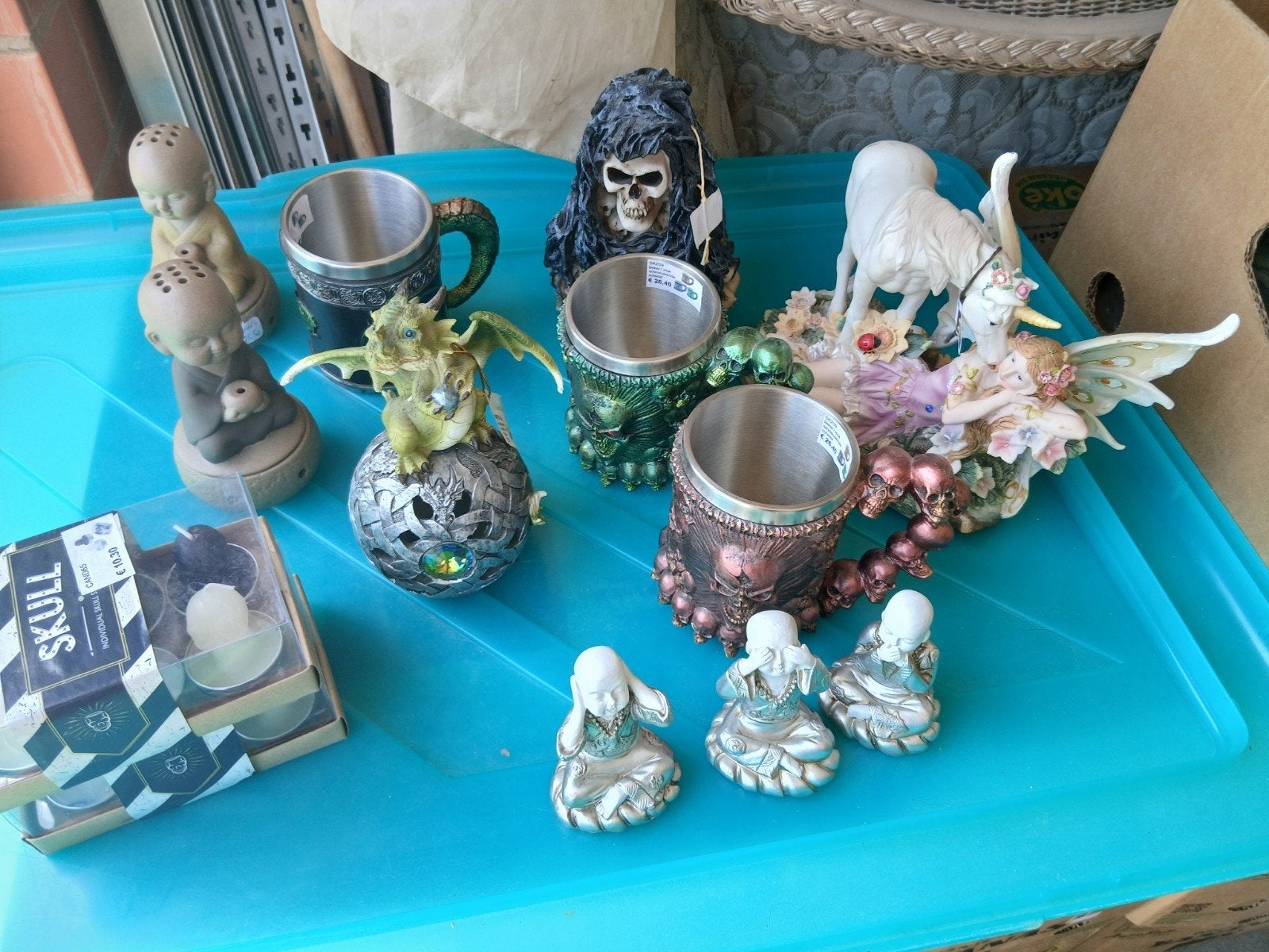 Décoration du lot, Enlèvement
