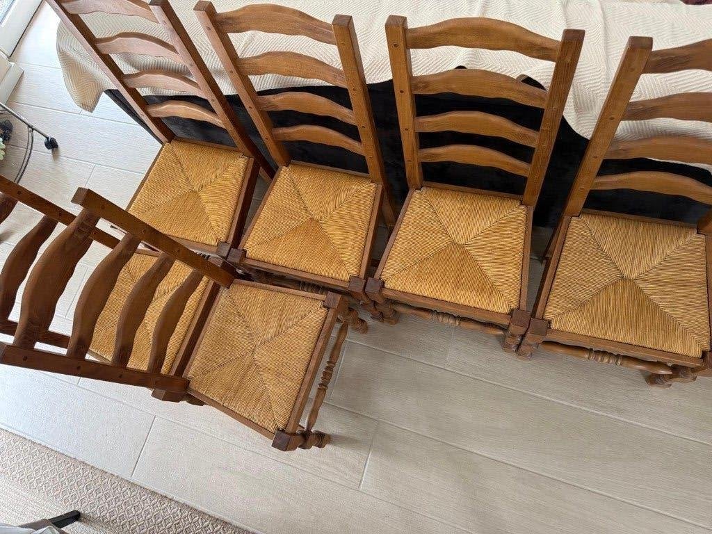 Chaises, Huis en Inrichting, Stoelen, Ophalen, Bruin, Zo goed als nieuw, Bois, campagne