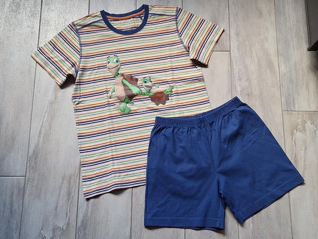 ★ M140 - Woody zomer pyjama thema schildpad, Garçon, Enlèvement ou Envoi, Comme neuf, Vêtements de nuit ou Sous-vêtements