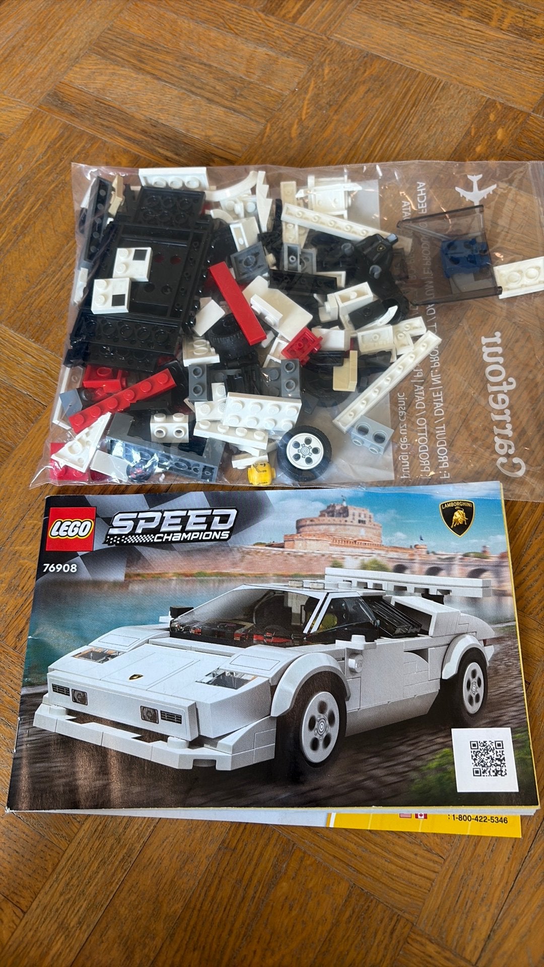 LEGO Speed Champions 76908 – Lamborghini Countach, Lego, Enlèvement, Complet, Speed Champions