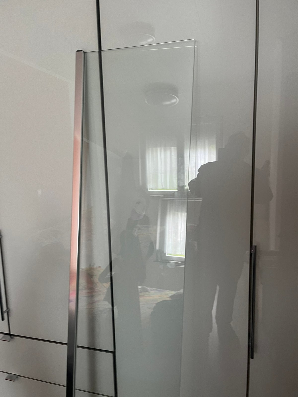 Paroi de douche en verre transparent, Enlèvement, Verre, Douche