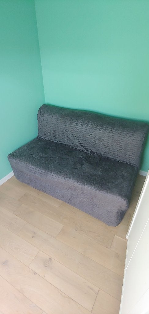 Sofabed, Huis en Inrichting, Ophalen, Tweepersoons, Zo goed als nieuw, Grijs