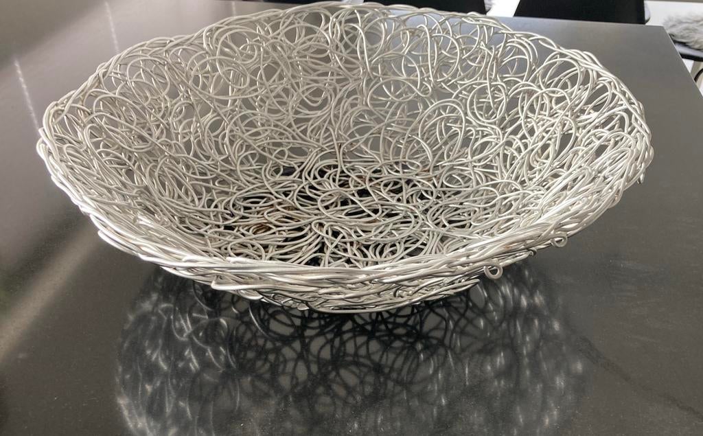 Moderne Fruitschaal - a Alessi, Overige materialen, Gebruikt, Mand, Rond