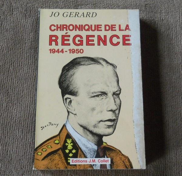 Chronique de la Régence 1944 - 1950  (Jo Gérard), Enlèvement, 20e siècle ou après, Utilisé, Jo Gérard