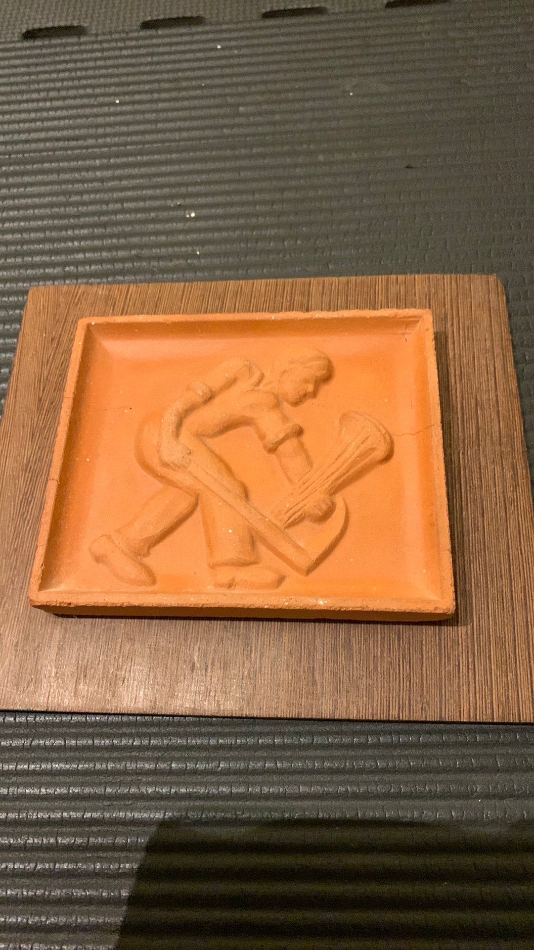 Stenen werkje van vlasser, Antiek en Kunst, Ophalen