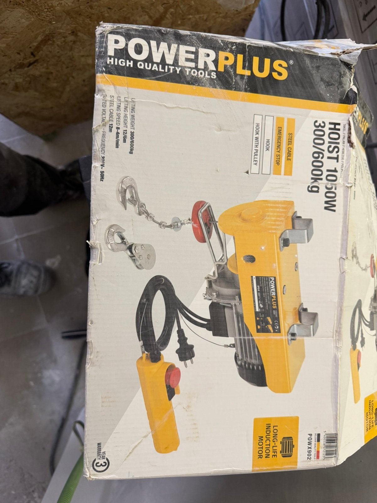Elektrische takel, Ophalen, Zo goed als nieuw