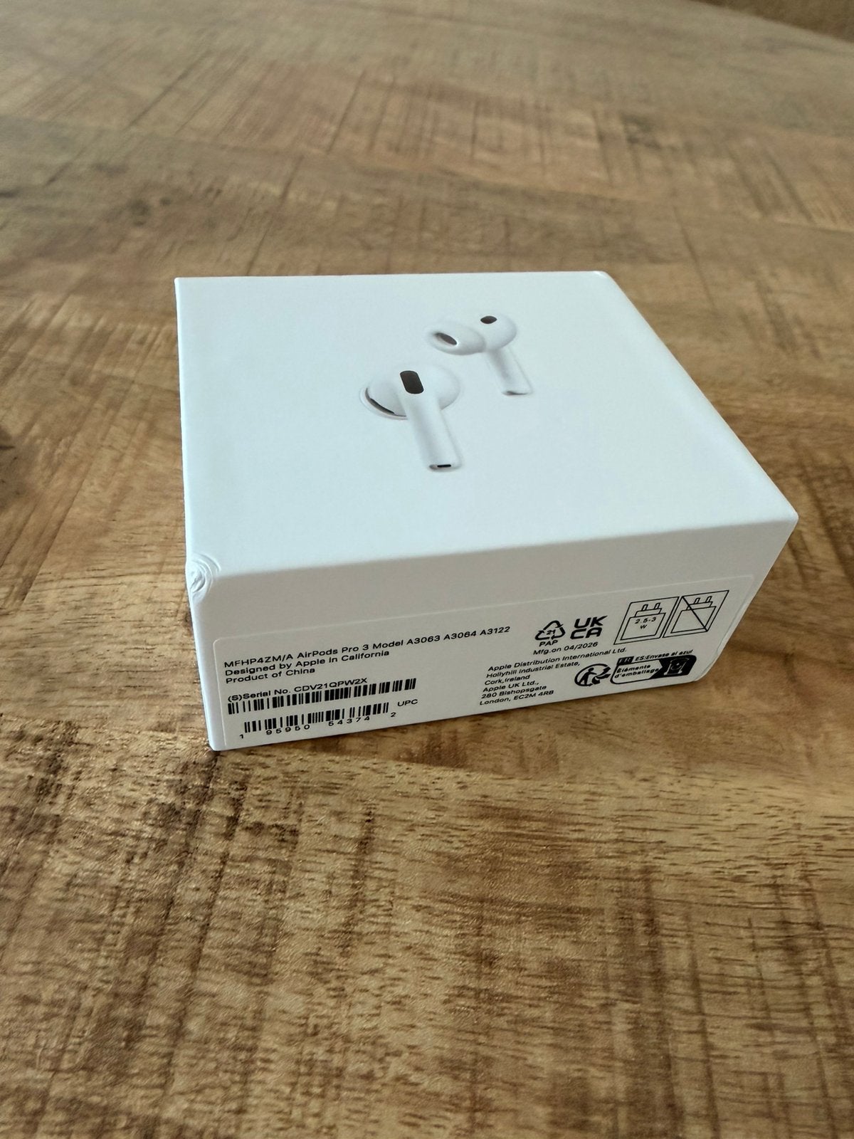 AirPods Pro 3, Télécoms, Téléphonie mobile | Écouteurs, Détection de port, Comme neuf, Apple, Blanc