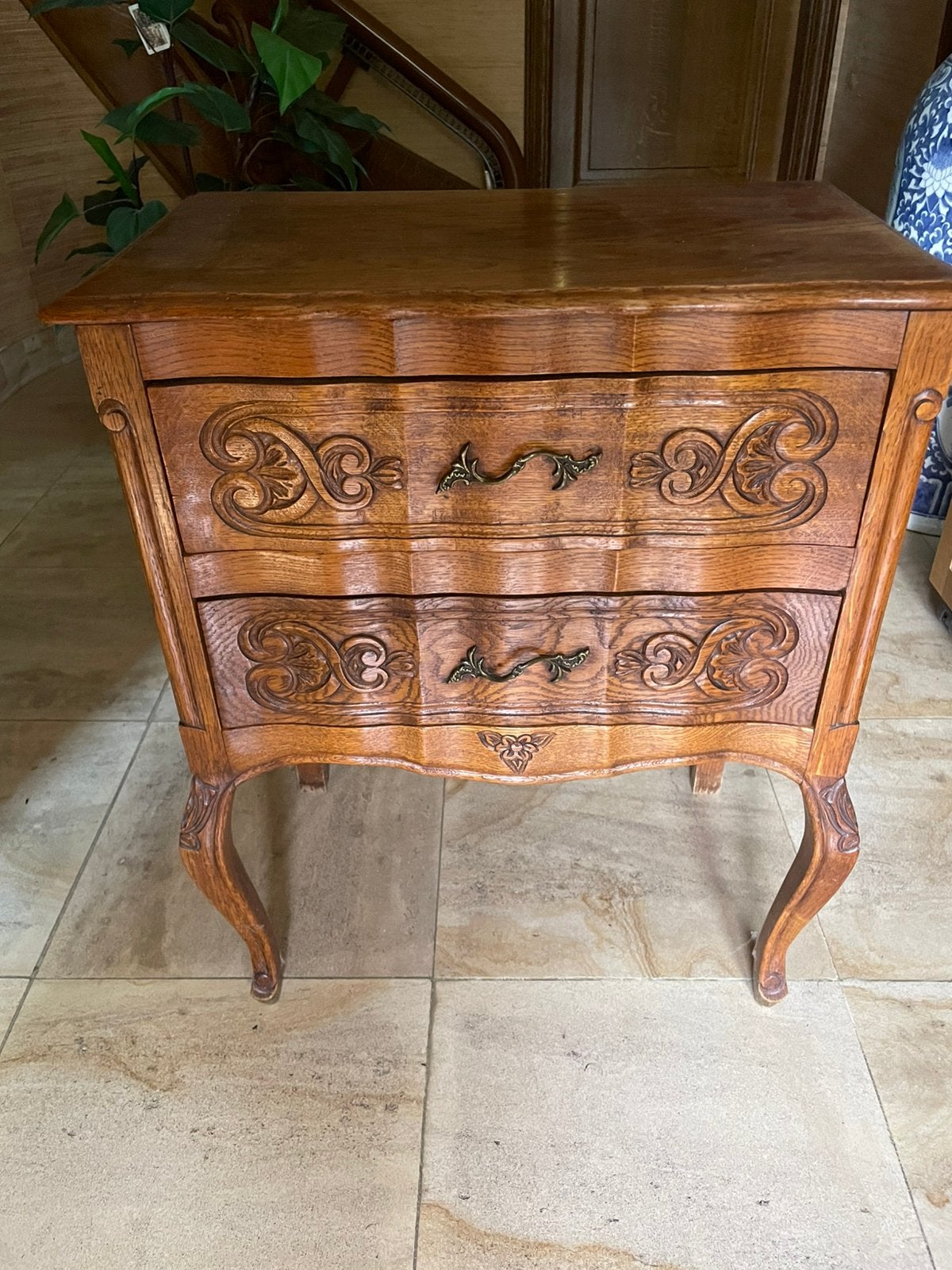 Commode en chêne massif, Ophalen, Zo goed als nieuw, Eikenhout