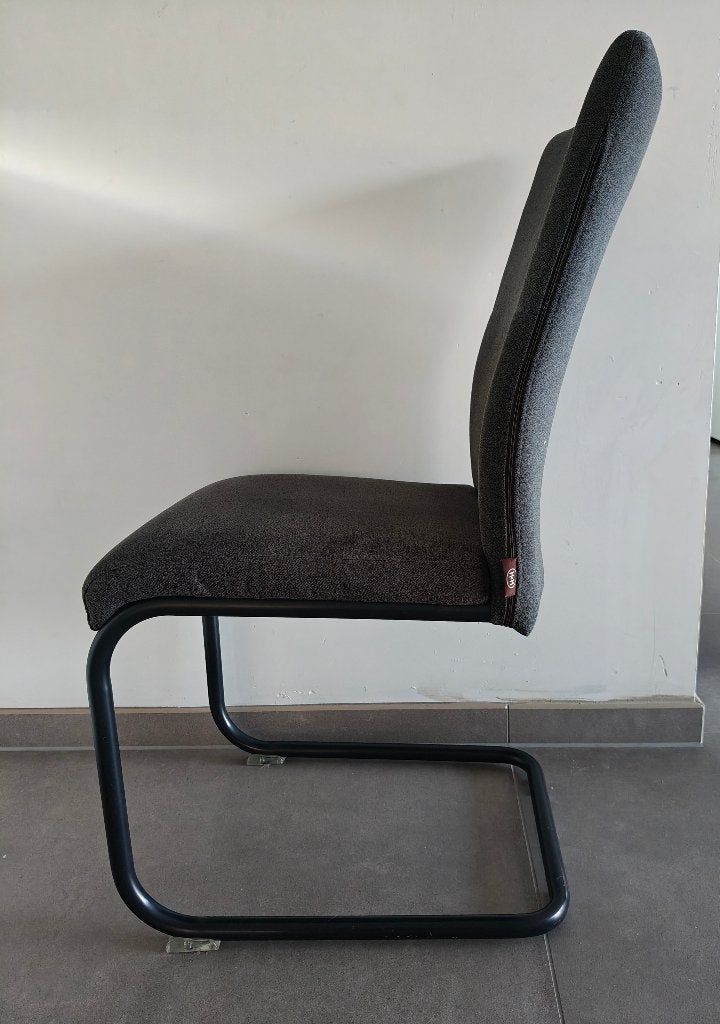 6stoelen henders en hazel, Huis en Inrichting, Stoelen, Ophalen, Gebruikt, Stof, Grijs
