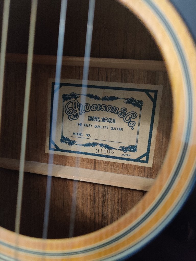 J Watson & Co model w150, Musique & Instruments, Enlèvement, Comme neuf, Guitare Western ou Guitare Folk