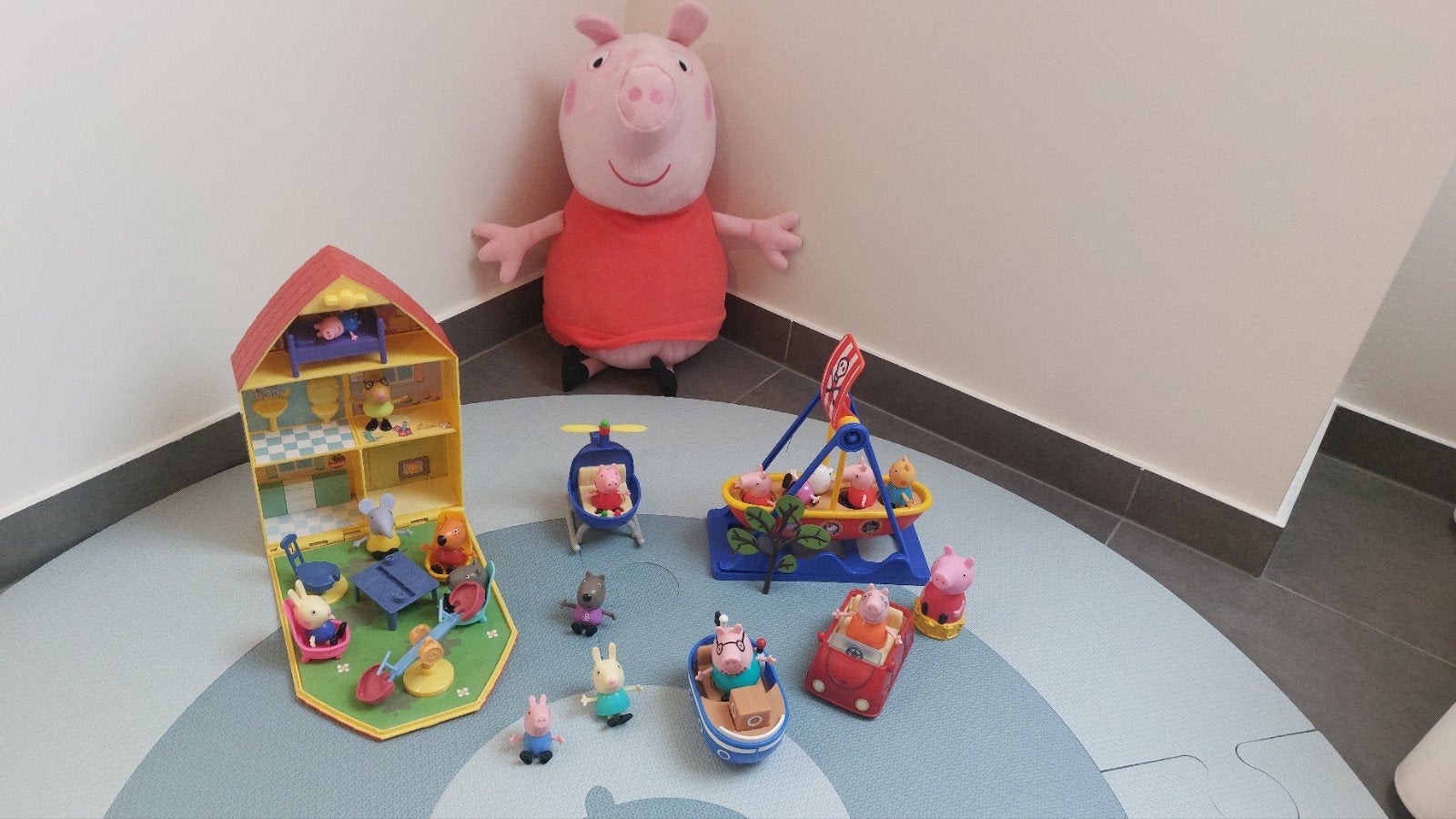 Peppa pig pakket, Ophalen