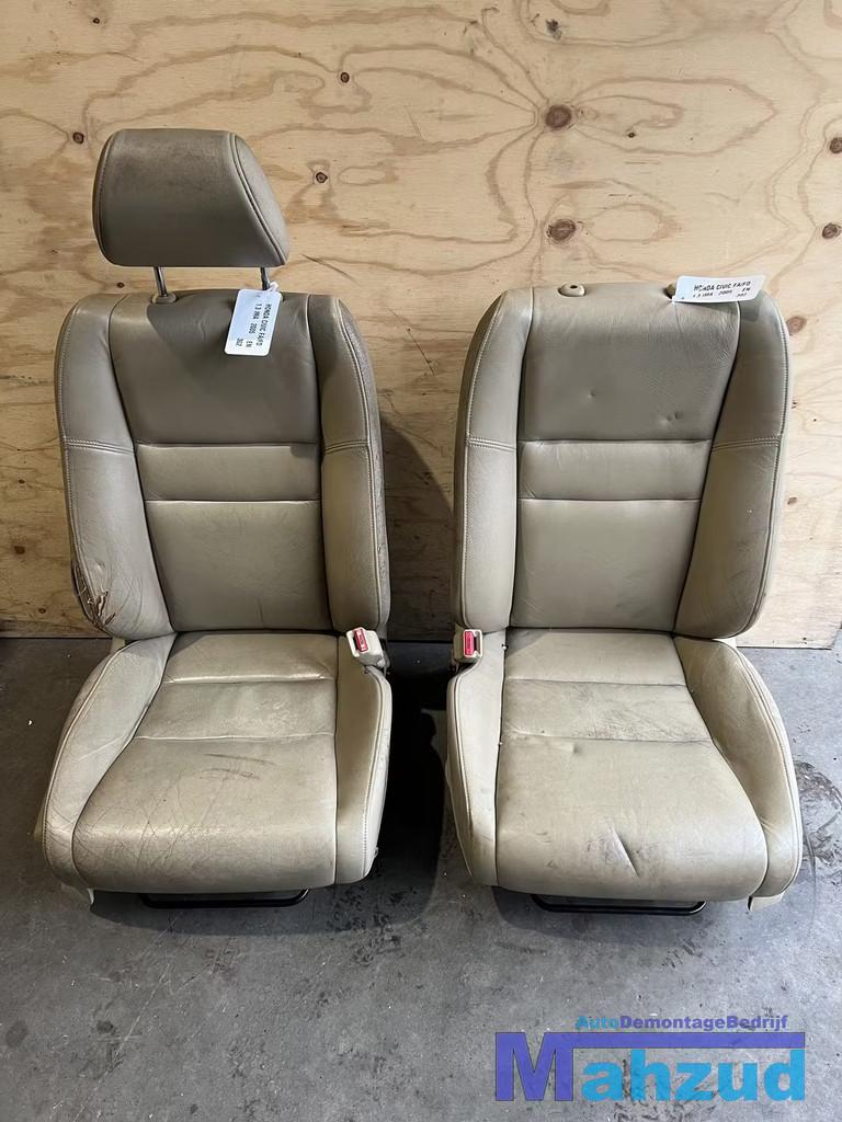 HONDA CIVIC 8 FD FA sedan interieur compleet LEER Beige 2005, Auto-onderdelen, Interieur en Bekleding, Honda, Gebruikt