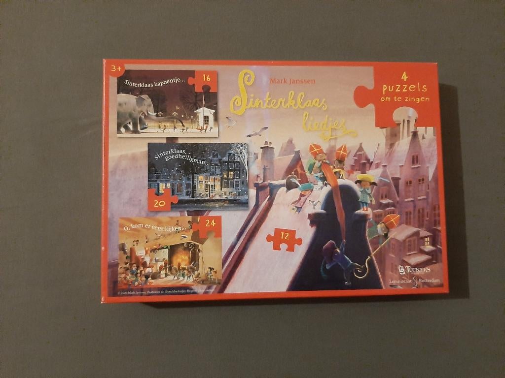 Sinterklaas liedjes Tuckers 4 puzzels Mark Janssen puzzel, Enlèvement ou Envoi