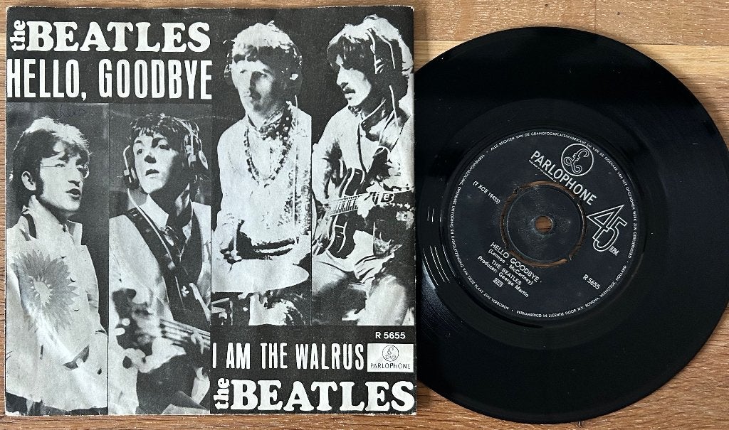 7# BEATLES - Hello, goodbye / I am the walrus (NMINT), Enlèvement ou Envoi, Comme neuf, 7 inch, Rock et Metal