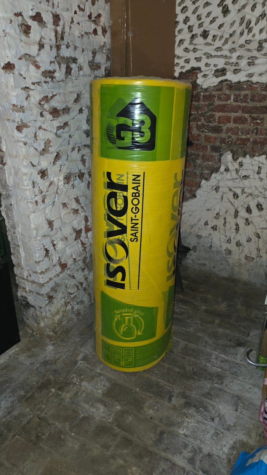 2 rollen Saint-Gobain Isover Isoconfort 35 isolatie 220 mm, Ophalen, 12 cm of meer, Nieuw, 5 tot 10 m²